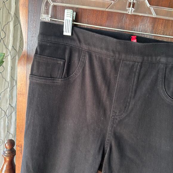 Spanx medium Black High Ankle Leggings pants Women w/ pockets - Picture 3 of 9